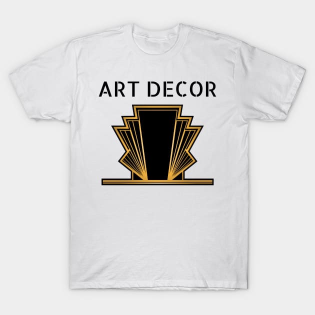 Art Deco, Deco, 1930s, 1920s, architecture, interior design, design gift T-Shirt by Style Conscious